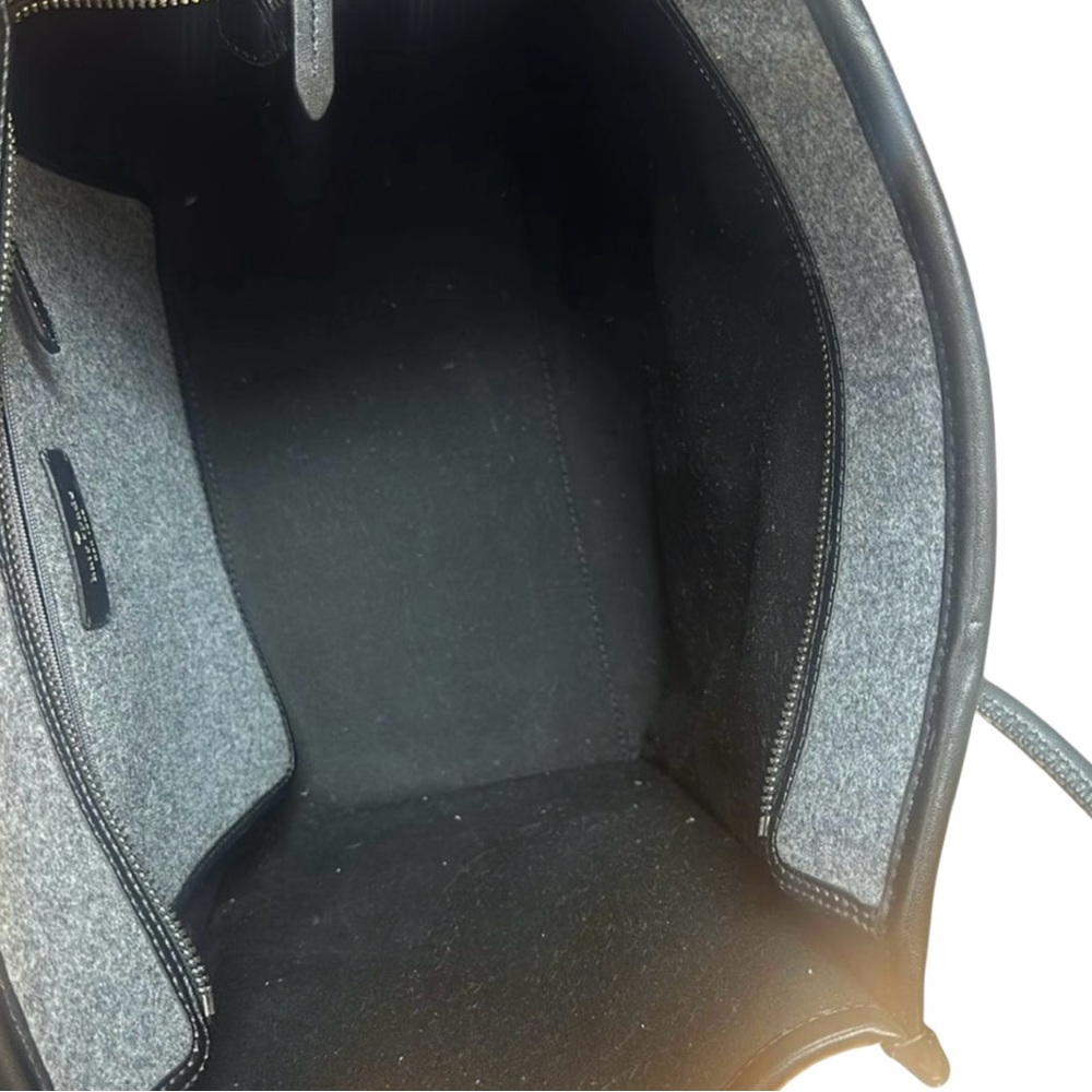 Kate Spade Ella NWOT Gray & Black Tote Shoulder Bag - Picture 8 of 9